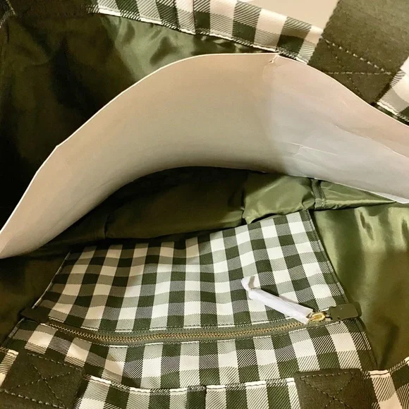 🆕🍀Tory Burch piper gingham small square tote bag/shoulder bag - Picture 4 of 10